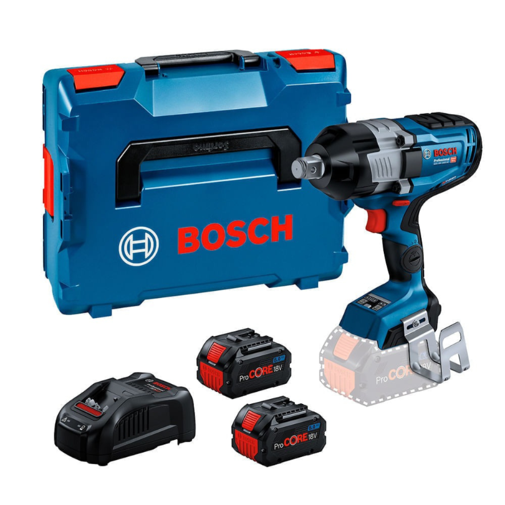 Bosch GDS 18V-1600 | Komplettes, tragbares Akku-Bohrer-/Schrauber-Set