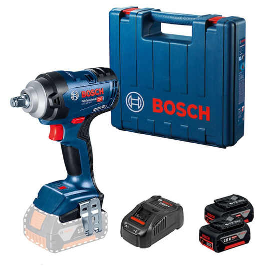 Bosch GDS 18V-400 – Komplettes, tragbares Akku-Bohrer-/Schlagschrauber-Set